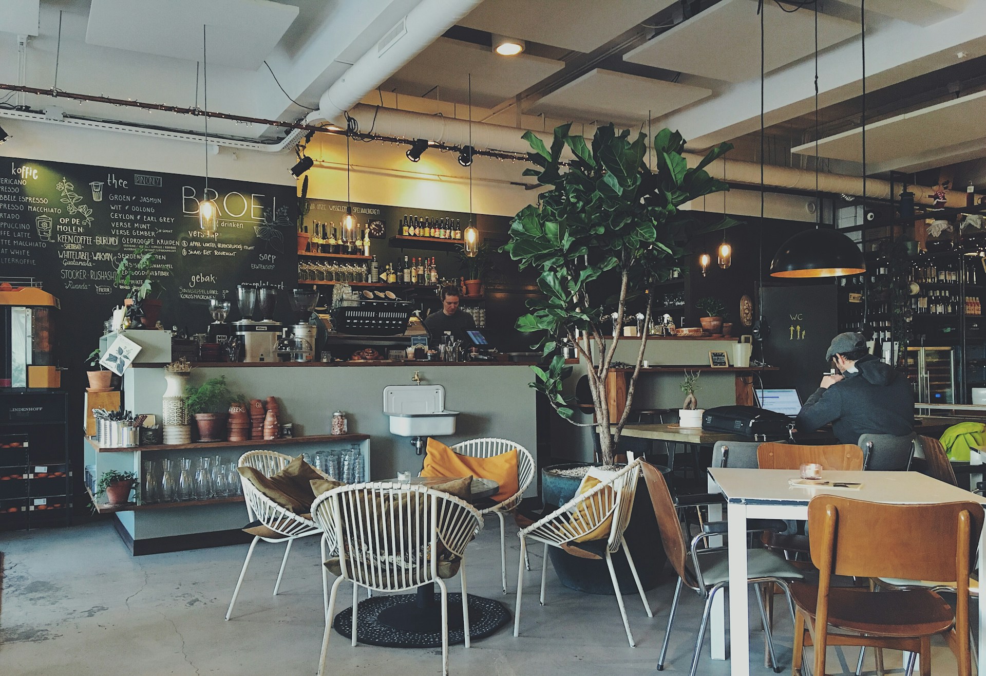 カフェの店内のイメージ